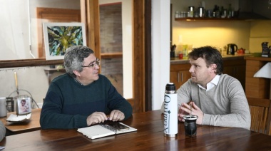 El ministro Javier Rodríguez dialogó con productores de la localidad de Olavarría
