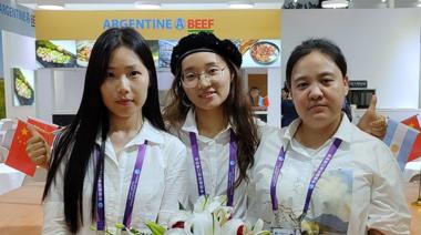 Influencers y medios de comunicación chinos difundieron la carne argentina en feria de comercio
