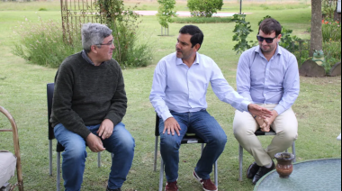 Dolores: Javier Rodríguez se reunió con el intendente Juan Pablo García y distintos productores
