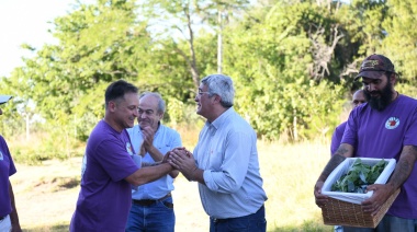 Javier Rodríguez recorrió establecimientos y dialogó con productores en Tapalqué