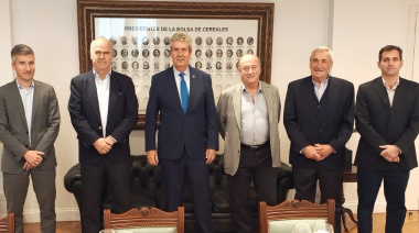 El Secretario de Agricultura, Ganadería y Pesca visitó la Bolsa de Cereales