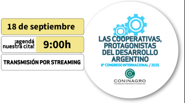 Coninagro convoca a productores y políticos a su Congreso Internacional 2025