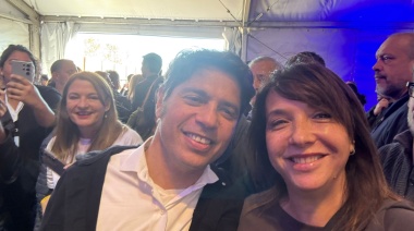 Natalia Sánchez Jauregui participó del lanzamiento del nuevo espacio de Axel Kicillof
