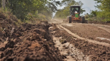 Luján: avanzan obras para mejorar los caminos rurales