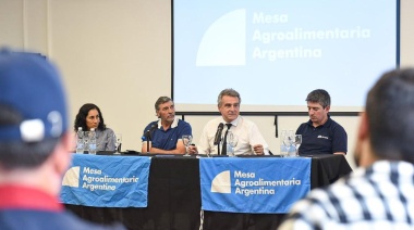 Agustín Rossi recibió a referentes de la Mesa Agroalimentaria Argentina