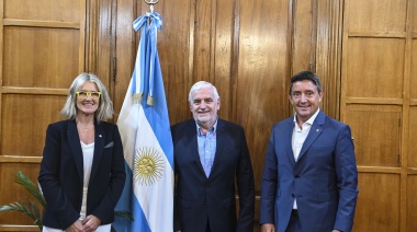 Vilella recibió a las nuevas autoridades del INTA: Juan Cruz Molina y Pilu Giraudo