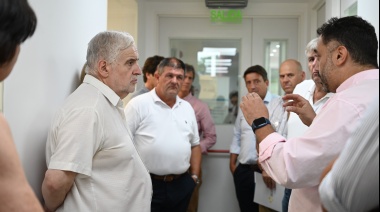 Vilella recorrió el Centro Nacional de Investigaciones del INTA Castelar