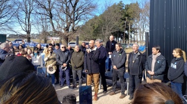 Abel Pintos inauguró su proyecto de nuez pecán en Mercedes