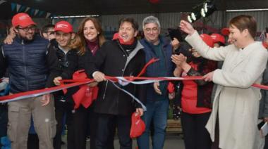 Kicillof visitó el sur cebollero e inauguró una planta de empaquetado junto a Federación Rural