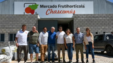 Chascomús: avanzan las obras para inaugurar un mercado concentrador de frutas y verduras