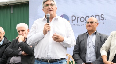 La economía circular selló por un rato la grieta: Vilella y Javier Rodríguez inauguraron una bioplanta