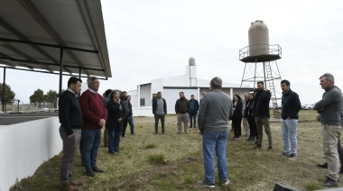 Guaminí: Javier Rodríguez recorrió el frigorífico municipal junto al intendente y productores