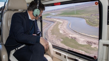 En 25 de Mayo, Kicillof destacó que "la obra en el Salado la hace el Estado o no la hace nadie"