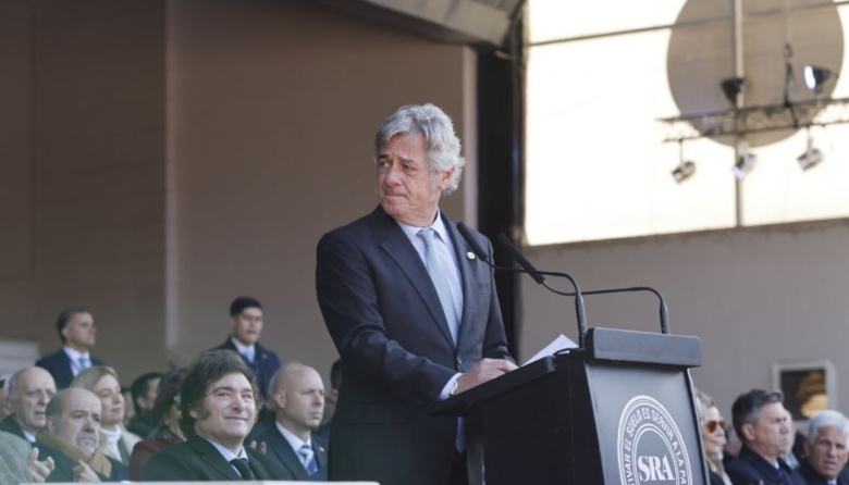 Para el presidente de la Rural, las retenciones son un impuesto “perverso”
