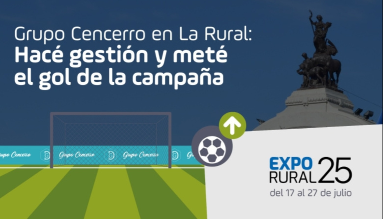 Grupo Cencerro en La Rural: hace gestión y meté el gol de la campaña