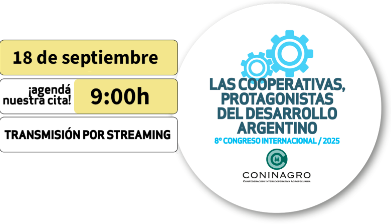 Coninagro convoca a productores y políticos a su Congreso Internacional 2025