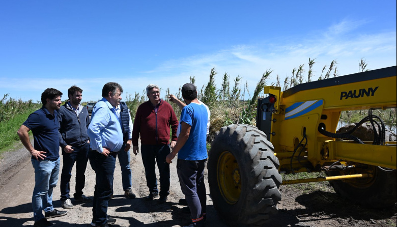 Javier Rodríguez visitó Bragado y Viamonte, y presentó la nueva declaración de emergencia agropecuaria