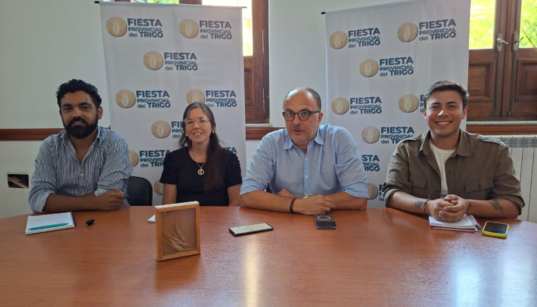 Se presentó la Fiesta Provincial del Trigo en Tres Arroyos