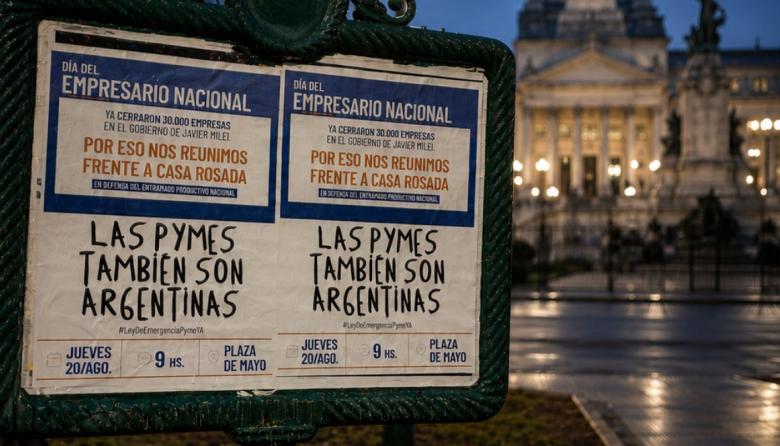 ENAC y cámaras empresarias se movilizan a Plaza de Mayo por el cierre de 30.000 Pymes