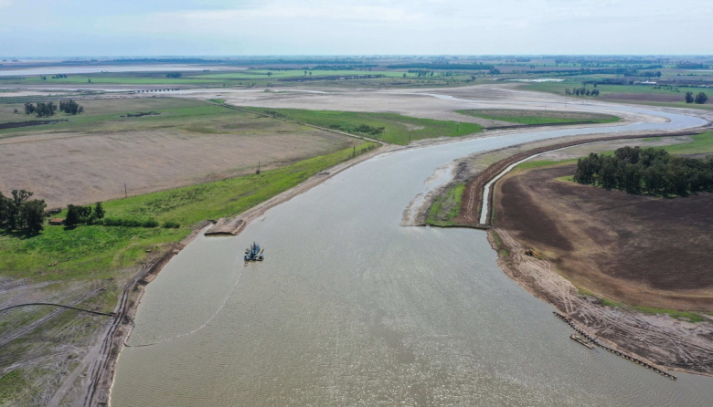 La Provincia busca regularizar obras en el Río Salado