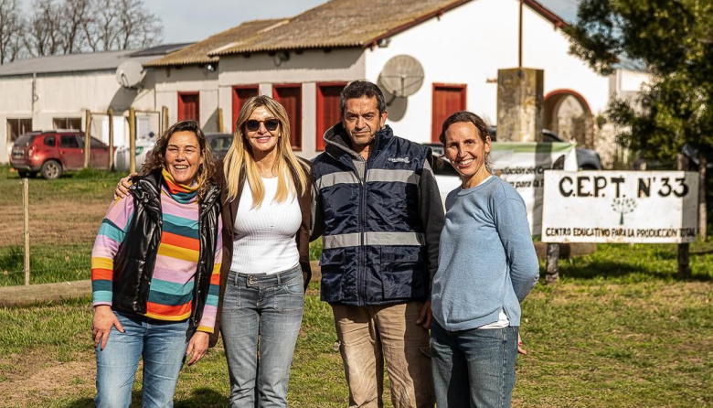 Cañuelas: avanzan las obras de mejora en el acceso al CEPT N° 33 con una inversión millonaria