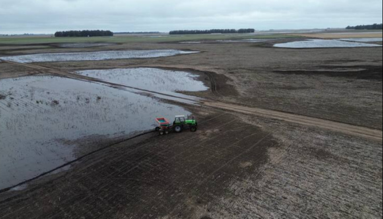 Declararon la emergencia agropecuaria por inundaciones en 9 de Julio y Necochea