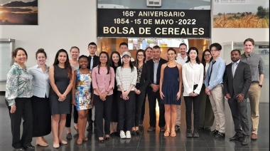 Estudiantes de la Universidad Vanderbilt visitaron la Bolsa de Cereales de Buenos Aires