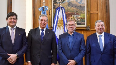 Bahillo se reunió con Gabriel Delgado y el ministro de Agricultura de Uruguay