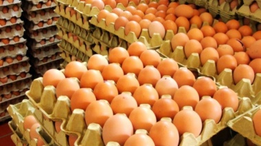 La producción de huevos creció 2,88% interanual en 2023