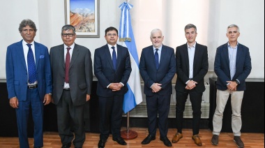 Vilella recibió al embajador de Pakistán, Hassan Afzal Khan
