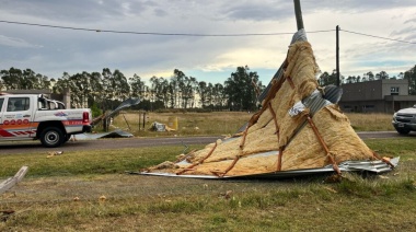 El temporal afectó a varios distritos agropecuarios de la provincia