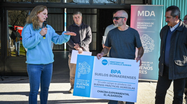 Javier Rodríguez inauguró la puesta en valor de la Chacra El Albardón