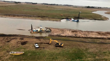 El Gobierno le prometió al campo avanzar con las obras de dragado en el Río Salado