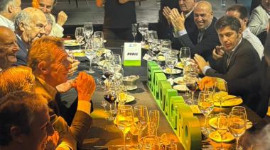 Kicillof cenó junto a Macri, Pareja, Aranda, Saguier y funcionarios de Milei en Expoagro