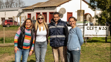 Cañuelas: avanzan las obras de mejora en el acceso al CEPT N° 33 con una inversión millonaria