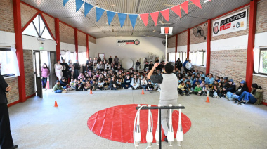 Cristian Vander y el sindicato de Telefónicos celebraron una nueva edición del Día del Niño solidario