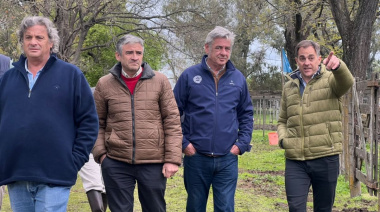 Nicolás Pino respaldó a Milei en Coronel Pringles y exigió eliminar las retenciones "por ley"