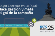 Grupo Cencerro en La Rural: hace gestión y meté el gol de la campaña