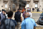 Productores protestaron en 9 de Julio por los caminos rurales anegados
