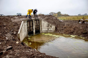 Una nueva obra hidráulica en Dolores permite mejorar el manejo del agua