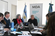 Javier Rodríguez encabezó la reunión de la Mesa Lechera Provincial